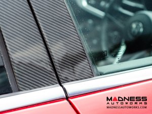 Maserati Grecale Exterior Door Pillars - Carbon Fiber - 6pc Set